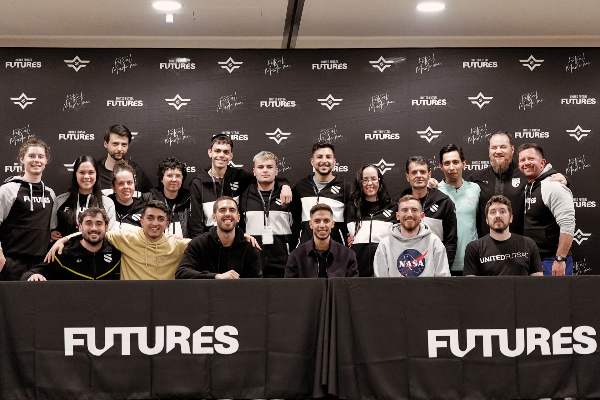 United Futsal press conference